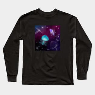 Flying Mushroom Long Sleeve T-Shirt